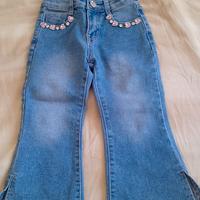 Pantaloni jeans bambina 36 mesi