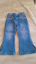 Pantaloni jeans bambina 36 mesi