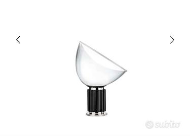 FLOS TACCIA SMALL NERA VETRO - NUOVA SIGILLATA