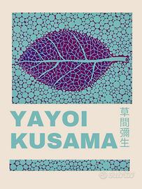 poster Yayoi Kusama Arredo Casa formato A3 japan 
