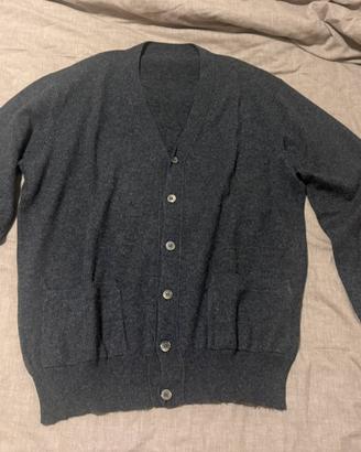 Maglione 100% cashmere grigio scuro taglia L