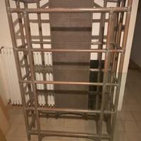 Set rattan vetrinetta e poltrona + copriletto