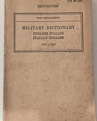 Dizionario militare English-Italian 
