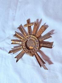 Antica raggiera sacra da chiesa