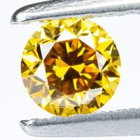 Natural Diamond Fancy Vivid Yellowish Orange 0.28