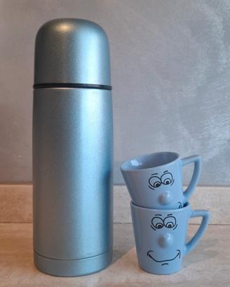 Thermos Acciaio Inox+2 tazzine caffè