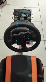 Volante g29 + sedile gaming per volante 