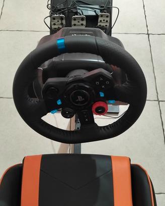 Volante g29 + sedile gaming per volante 