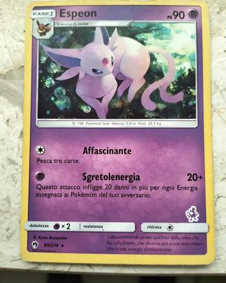 carta da gioco Pokemon come nuova