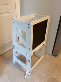 Torre montessoriana trasformabile in tavolo+sedia