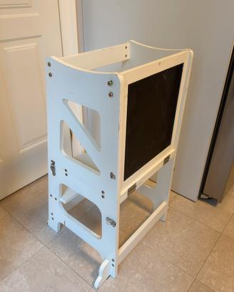 Torre montessoriana trasformabile in tavolo+sedia