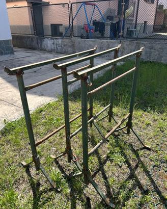 3 Cavalletti allungabili in altezza
