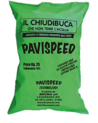 Asfalto a freddo in sacchi da 25 chili