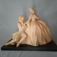 Salvatore Cipolla - Gli innamorati - terracotta