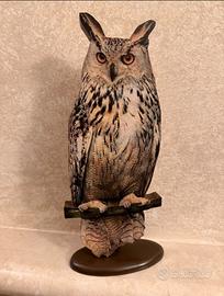 Gufo in legno n. 1 - soprammobile