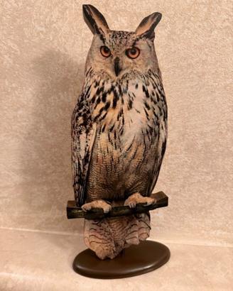 Gufo in legno n. 1 - soprammobile