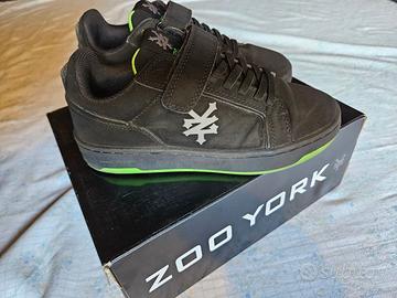 Scarpe Zoo York black/lime taglia 33,5