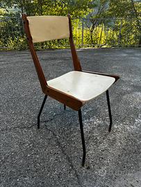 Tavolo e sedie RB ITALIA (Carlo Ratti) anni 50/60