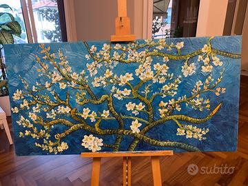 Olio su tela il Mandorlo fi Van Gogh