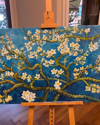 Olio su tela il Mandorlo fi Van Gogh