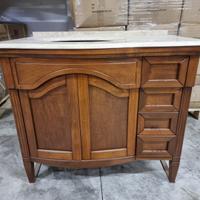 MOBILE BAGNO CON PIANA in TRAVERTINO