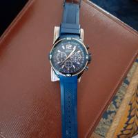 Guess uomo cronografo quadrante blu Dial W11168