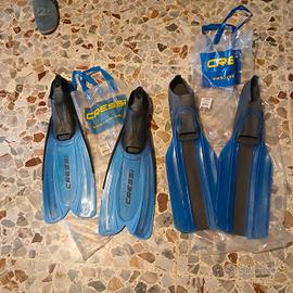 Pinne Cressi Sub (Modelli Agua e Pro Star) 