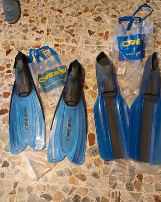Pinne Cressi Sub (Modelli Agua e Pro Star) 
