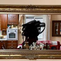 Specchio vintage con cornice barocca