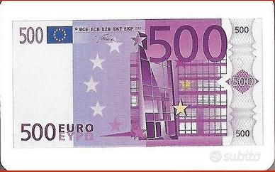 CARTE DA GIOCO MAZZO DA 52 CARTE - 500 € SUL DORSO
