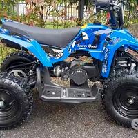 Nuovo quad 50 mini racer 2t r6 blu