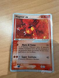 Carta Pokémon Magmar ex 100/109 Holo