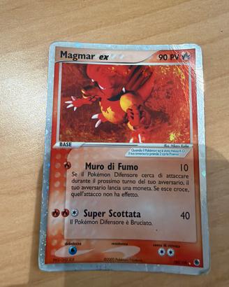 Carta Pokémon Magmar ex 100/109 Holo