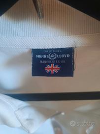 Polo Henry Lloyd bianca, XL