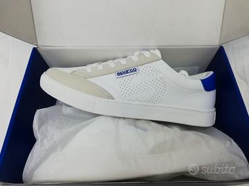 Sparco S‑Time TG 46 – Bianco/Azzurro (come nuove)