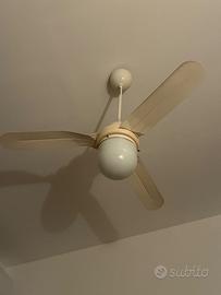 Ventilatore soffitto luci