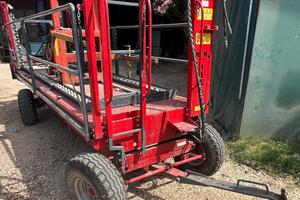 rimorchio Piattaforma a doppio asse per frutteti (