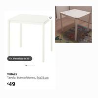 Tavolo bianco