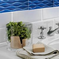 MAIOLICA BLU per girospecchio o decoro bagno