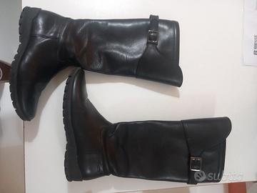 stivali in pelle bambina