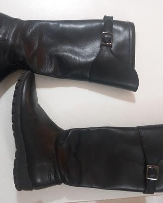 stivali in pelle bambina