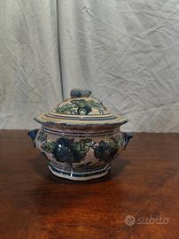 Antica Zuppiera in Ceramica Francese