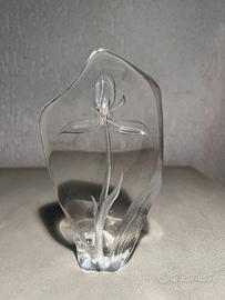 scultura in cristallo Mats Jonasson da collezione