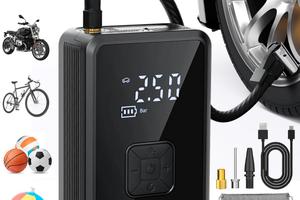 Oasser Mini Compressore Aria Portatile Auto, 150PS