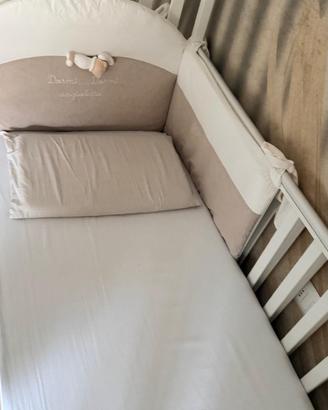 Lettino bambini NaNaN TATO BABY in legno bianco