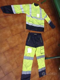 Divisa da lavoro completa Tg. M catarifrangente