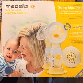 Tiralatte elettrico Medela doppio con 2 coppe in +