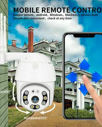 Videocamera di sorveglianza  Wi-Fi motorizzata .
