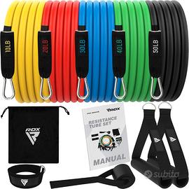 RDX Elastici Fitness con 5 Livelli di Resistenza