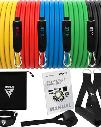 RDX Elastici Fitness con 5 Livelli di Resistenza